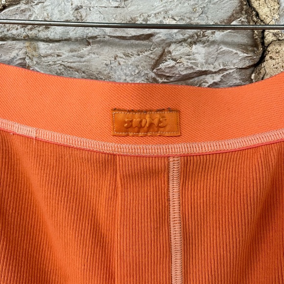 SKIMS Orange Women's Intimates Shorts Pajamas Sleepwear Underwear Cozy Lounge - Picture 3 of 4